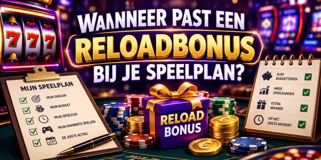 Wanneer past een reloadbonus bij je speelplan