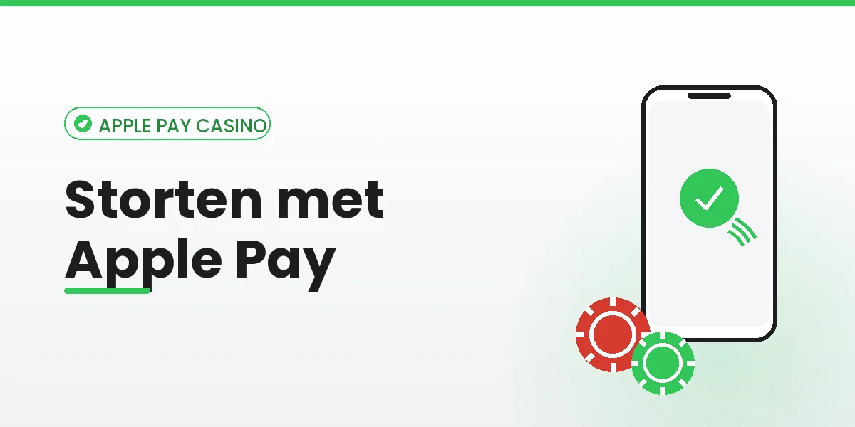 Storten met Apple Pay bij een online casino