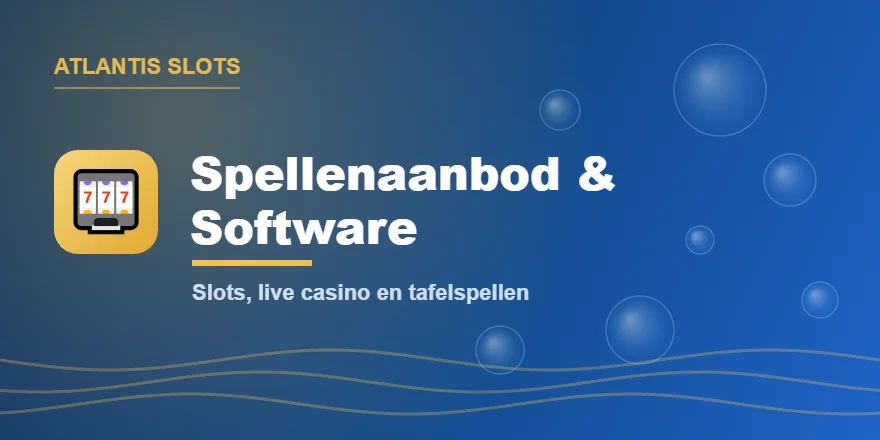 Beschikbare Spellen Bij Atlantis Slots Casino