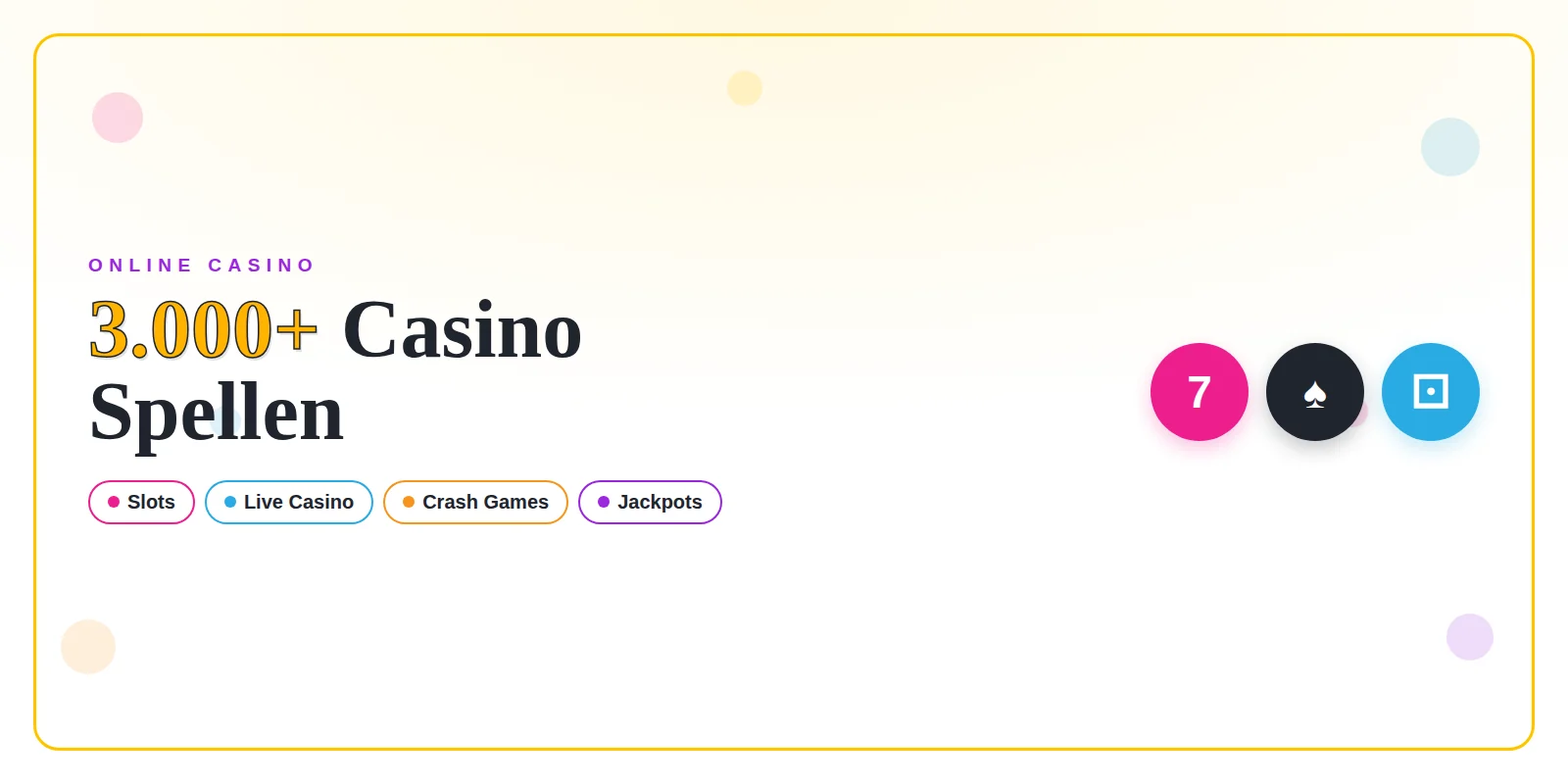CarloSpin online casino met meer dan 3.000 spellen zoals slots, live casino, crash games en jackpots