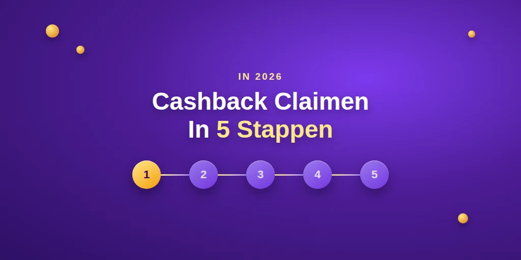 cashback bonus claimen in 5 stappen