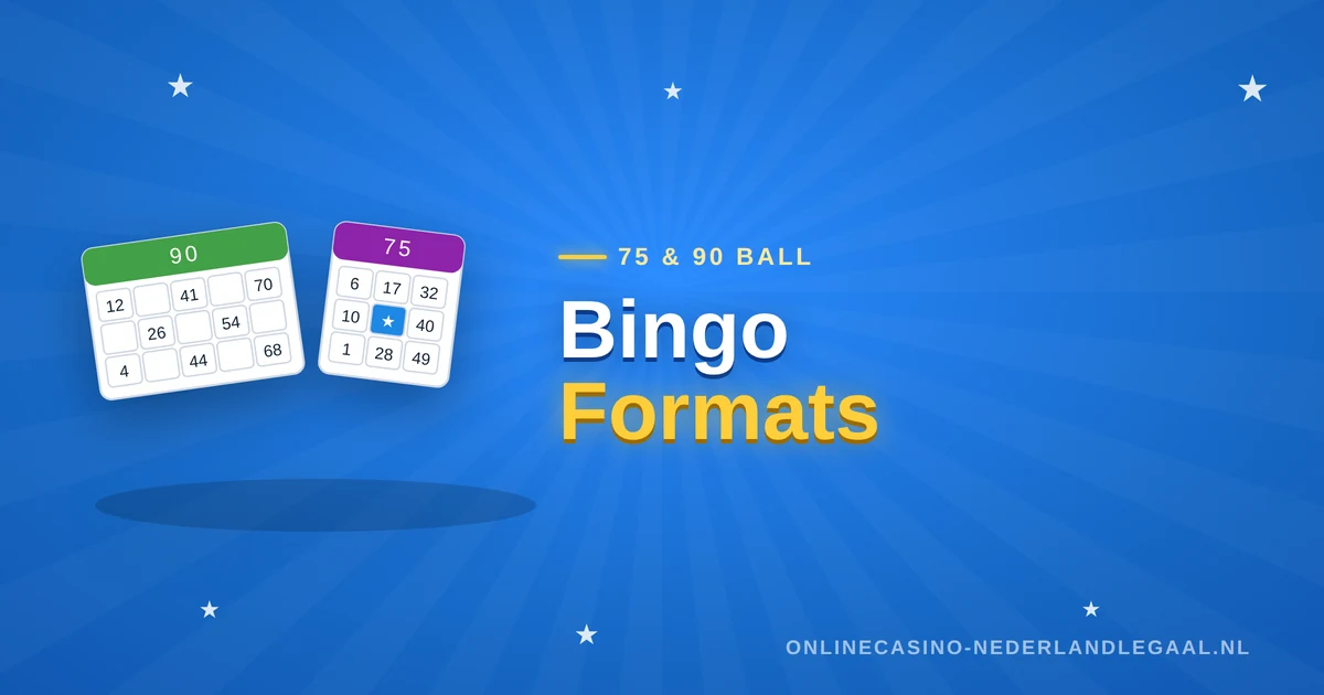 Online bingo formats 75-ball en 90-ball