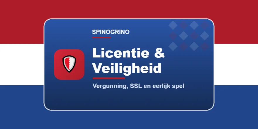 Spinogrino licentie en veiligheid informatie