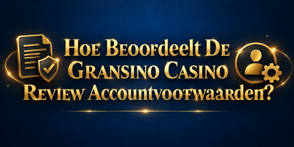 Hoe Beoordeelt De Gransino Casino Review Accountvoorwaarden?